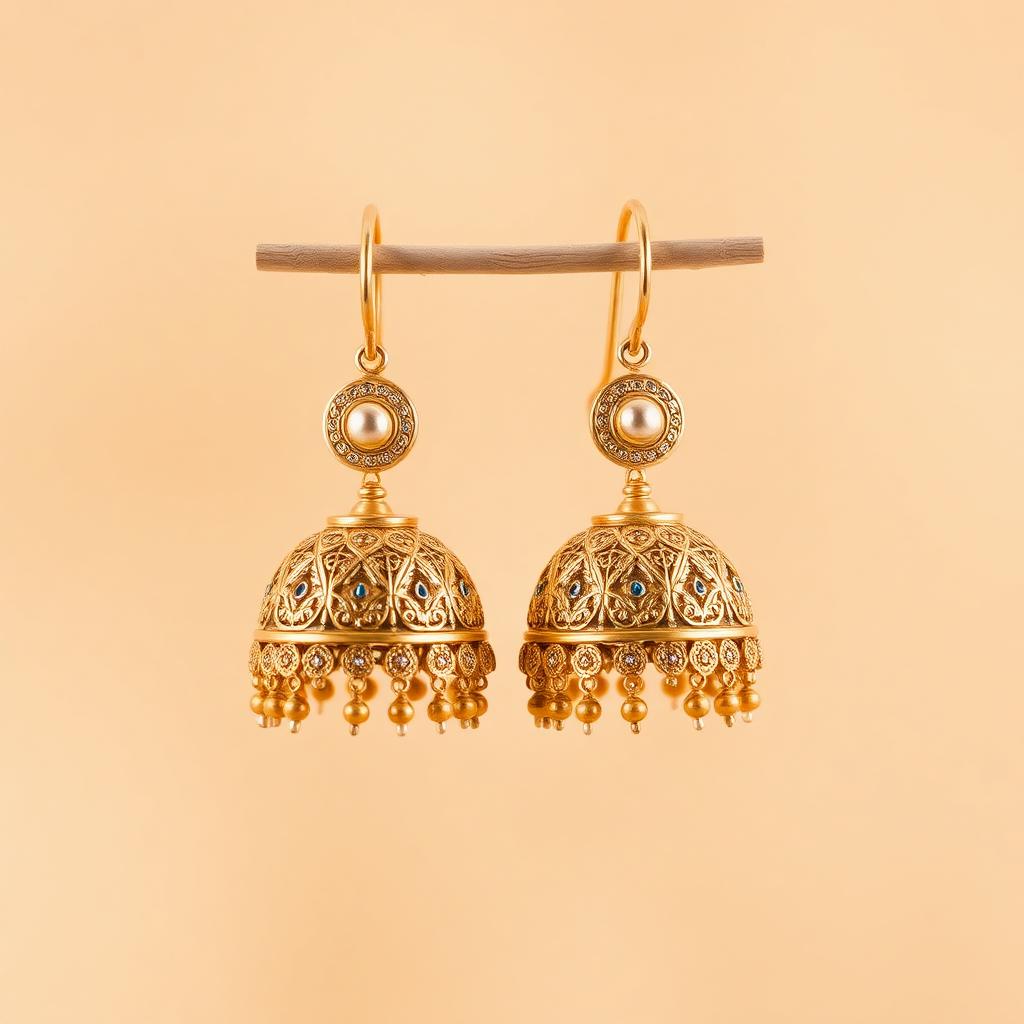 Old jhumkas → Refined drop earrings